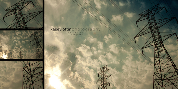 Power Lines at Sunset, Kasey Loftin Photography
