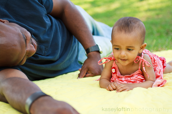 Father Daughter Portrait, Kasey Loftin Photography